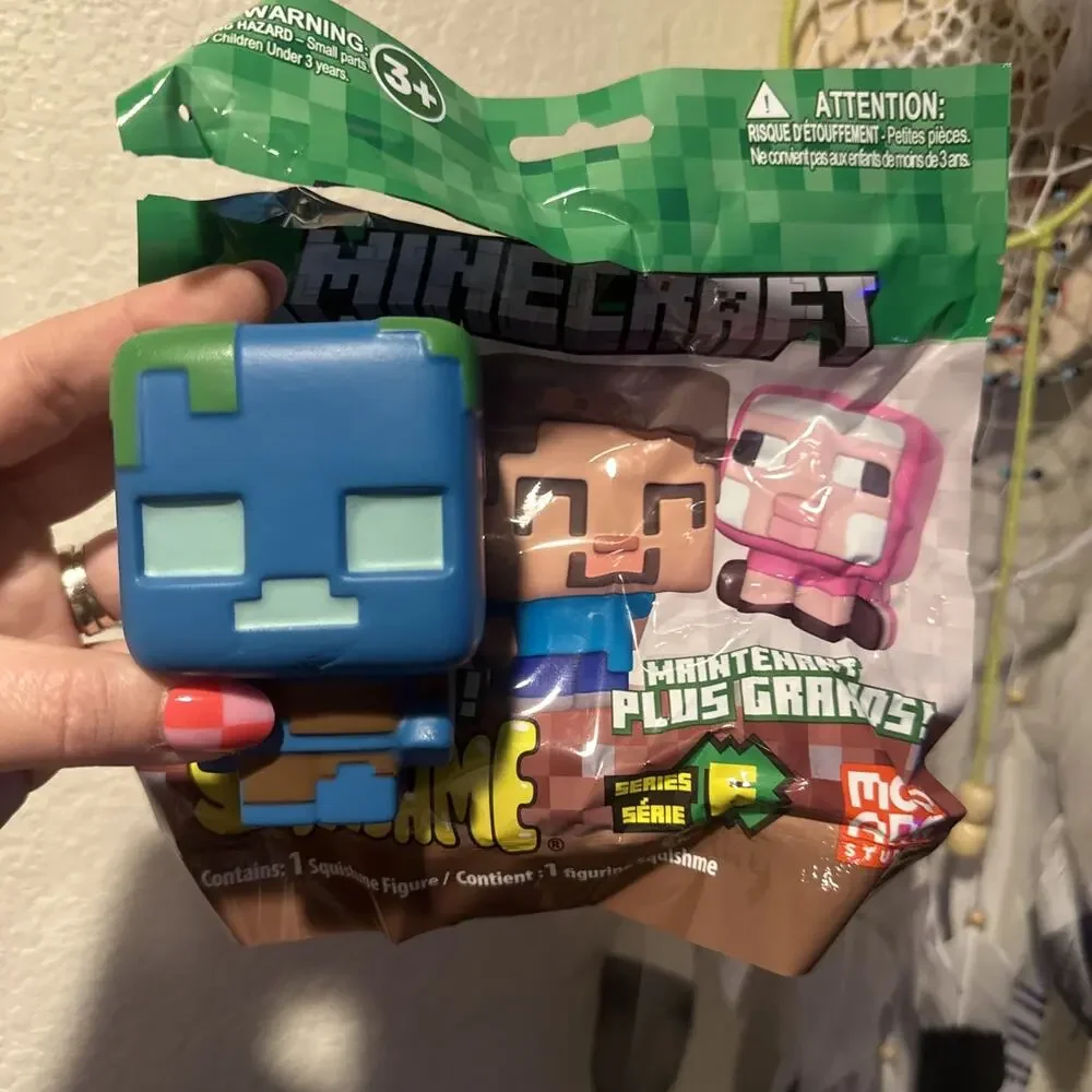 MINECRAFT SQUISHME Series 6 Figure Blind Bag 2025 3.5
